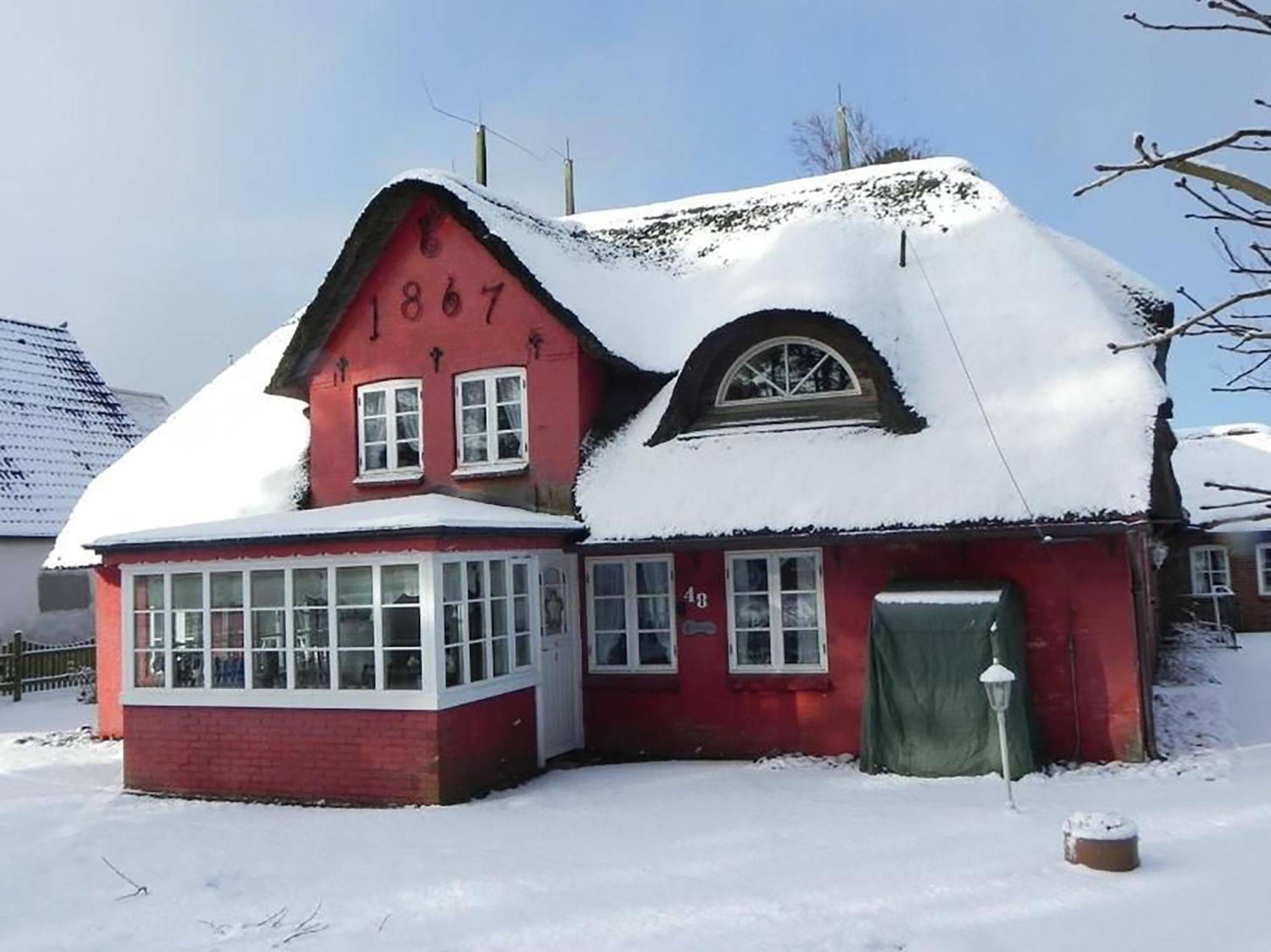 Hüs Sanskiin Ferienwohnung *Driiwholt* Suddorf Exterior foto